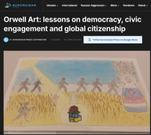 Nadia Guerrera Article and Artwork for Orwell Art Project.